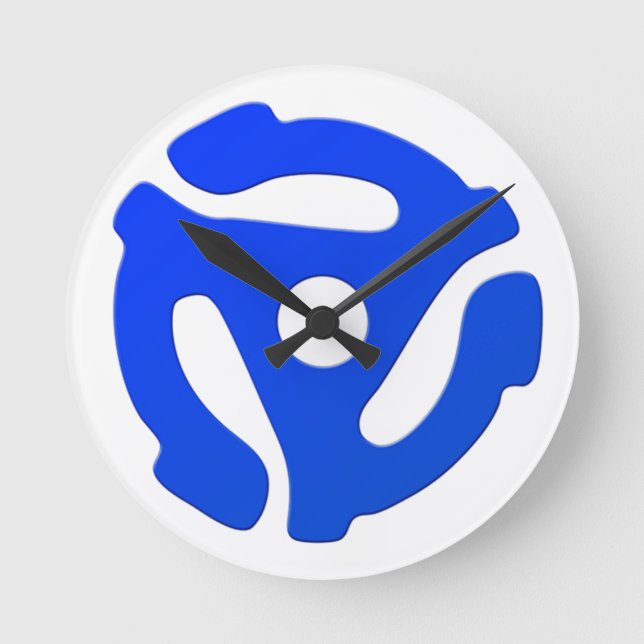 Record Adapter Round Clock (Front)