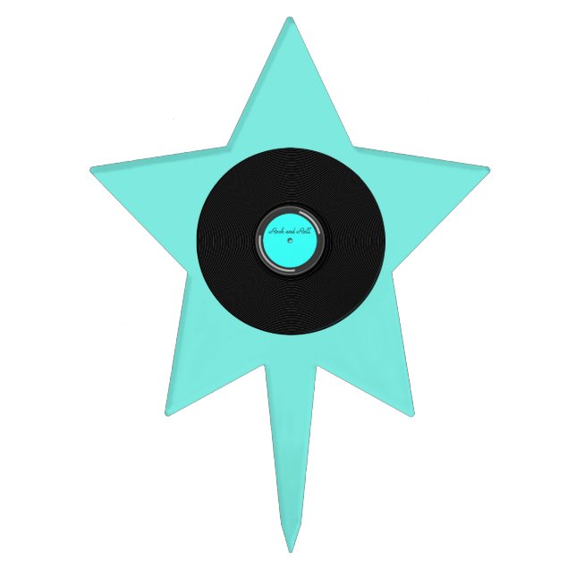 Record Album Cake Topper (Front)