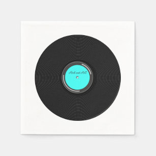 Record Album Paper Napkins