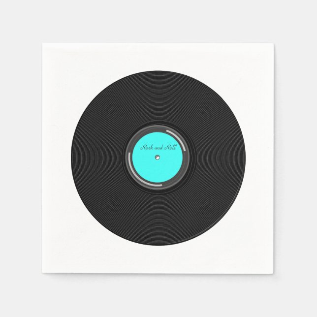 Record Album Paper Napkins (Front)