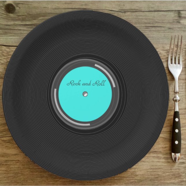 Record Album Paper Plates (Creator Uploaded)