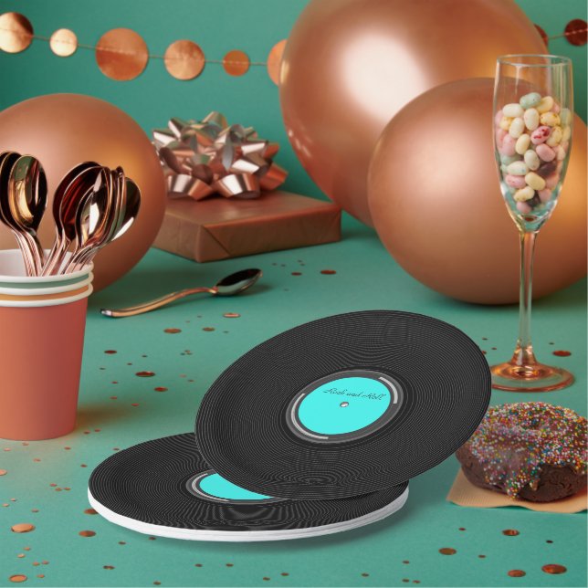 Record Album Paper Plates (Multi)