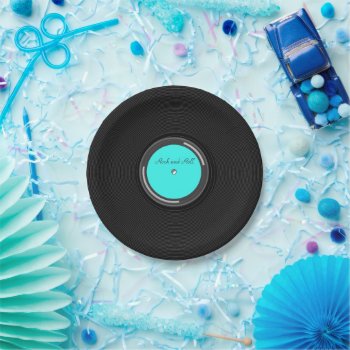 Record Album Paper Plates by SimplyParty at Zazzle