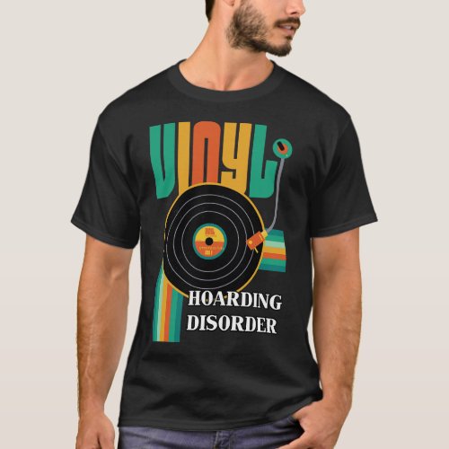 Record Collector and Vintage Vinyl Lover Turntable T_Shirt