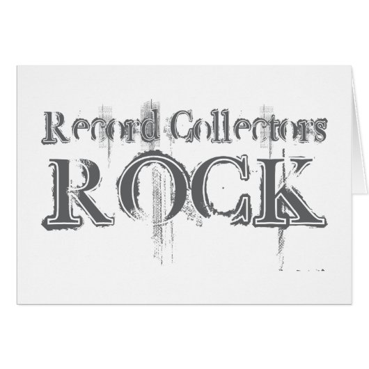Record Collectors Rock Cards (Front Horizontal)