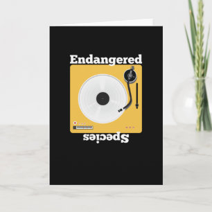 Record Collectors Vinyl Lovers Card