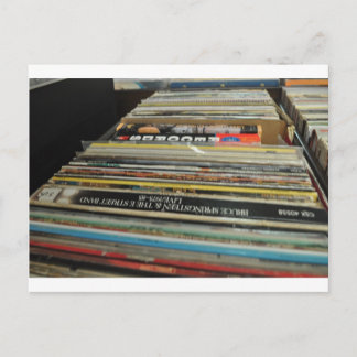 Record Mania Postcard