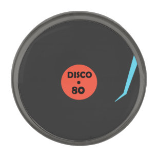 Record Plate Funny Lapel Pin Retro Music Party
