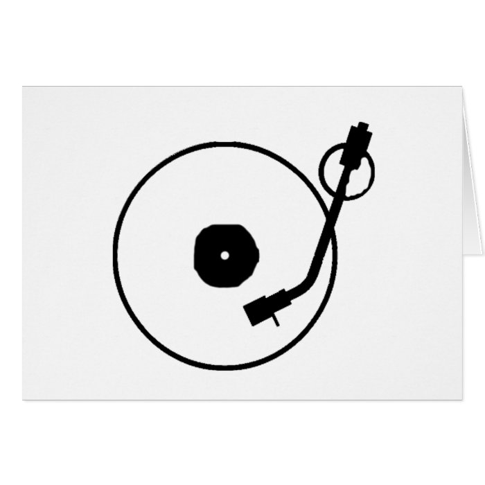 Record Player Card