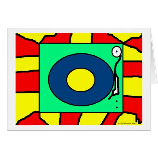 Record Player Cards (Front Horizontal)