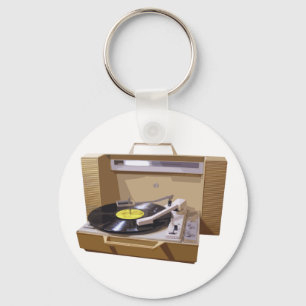 Record Player keychain