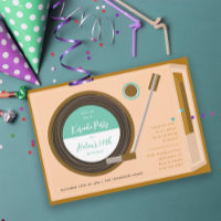 Record Player Music Birthday Party
