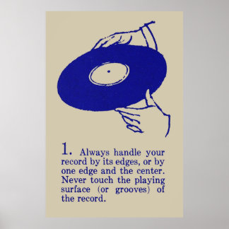 Record Player Poster