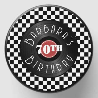 Record Player Rock N Roll Themed Birthday Party Mini Candle Favors