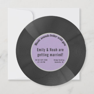 Record Save the Date Invitation
