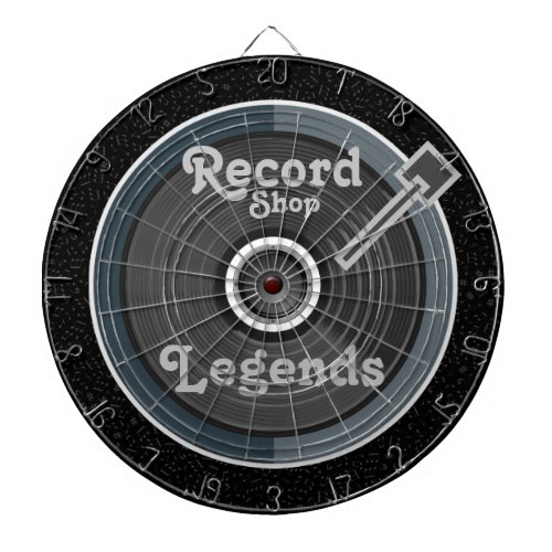 Record Shop Legends Music Decor Dartboard