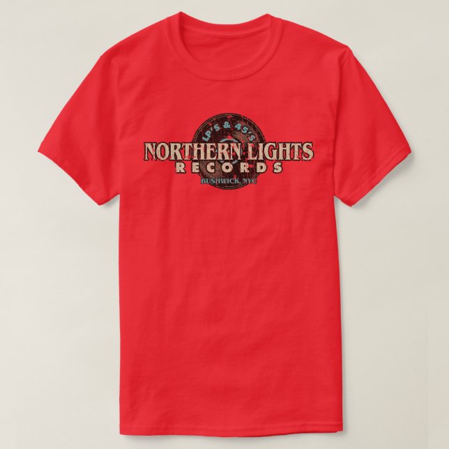 Record Store Northern Lights Records 1992  T-Shirt (Design Front)