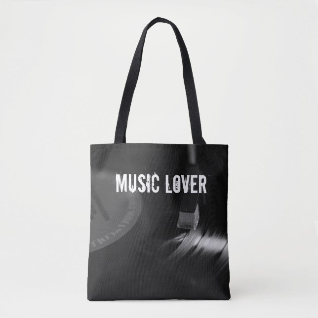 Record Tote: Customizable Tote Bag (Front)