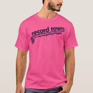 Record Town Defunct 80s Music Store T-Shirt