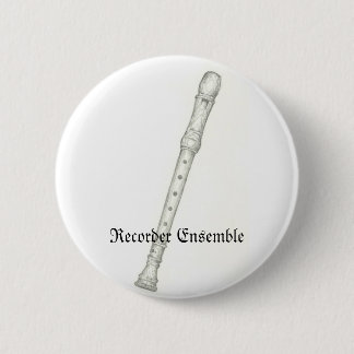 Recorder Ensemble Pinback Button