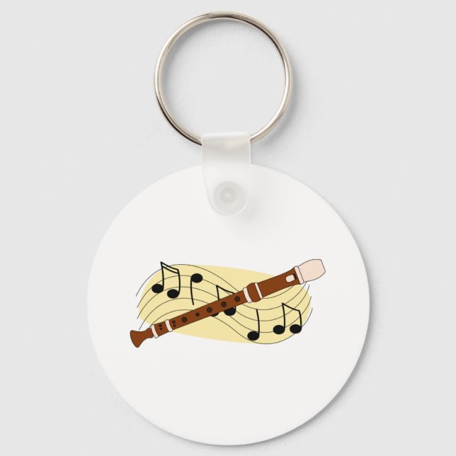 Recorder/Instrument Keychain (Front)