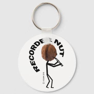Recorder Nut Keychain
