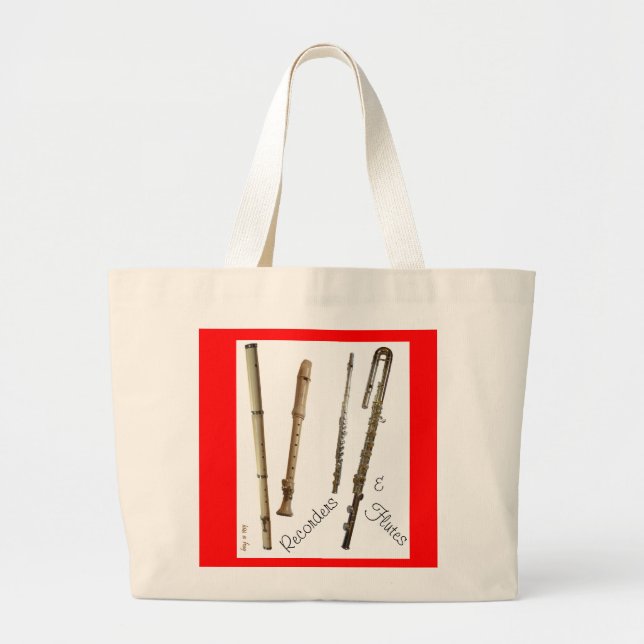 Recorders & Flutes - Tote Bag (Customise) (Front)