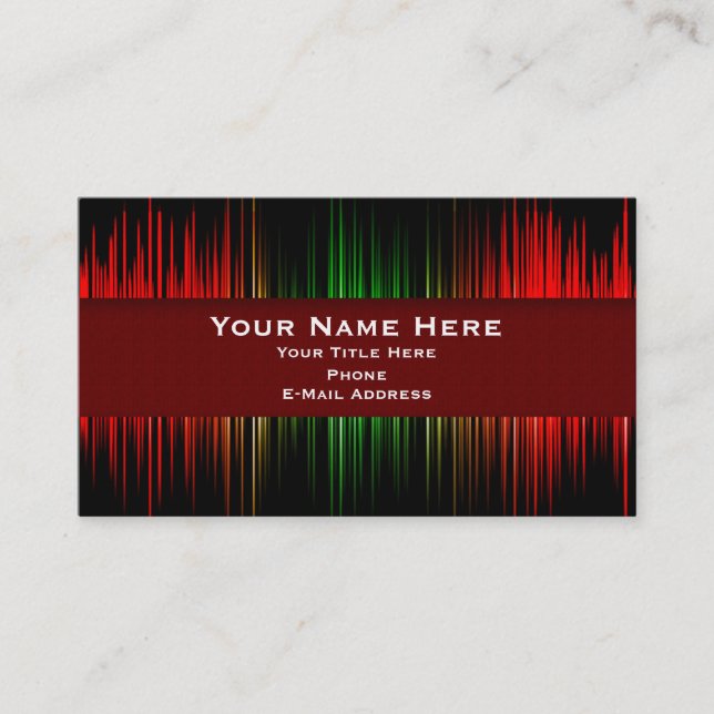 Recording- Music Business Card (Front)