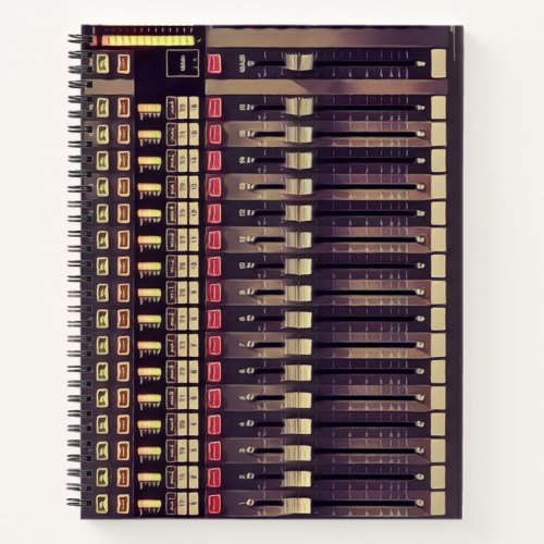 Recording Studio Audio Deck Notebook