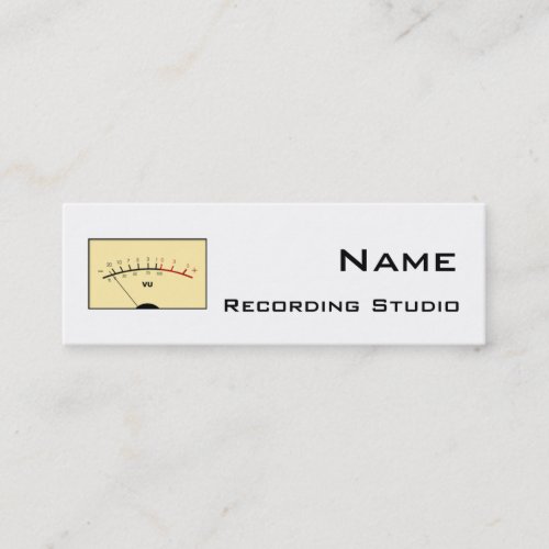 Recording Studio Business Card