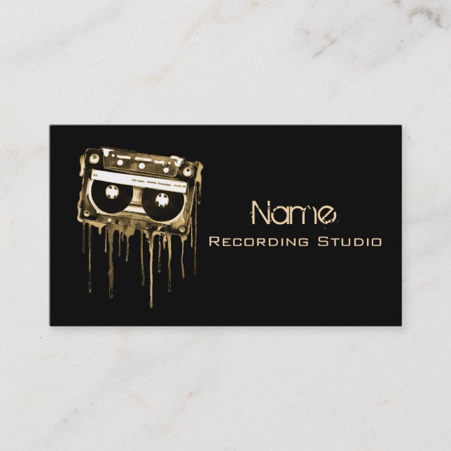 Recording Studio Business Card (Front)