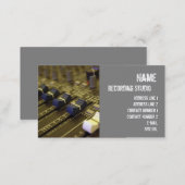 Recording Studio Business Card (Front/Back)