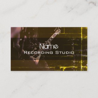Recording Studio Business Card