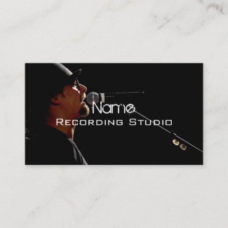 Recording Studio Business Card