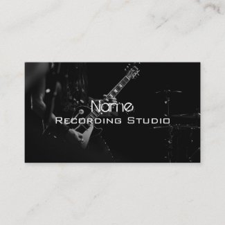 Recording Studio Business Card
