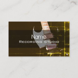 Recording Studio Business Card