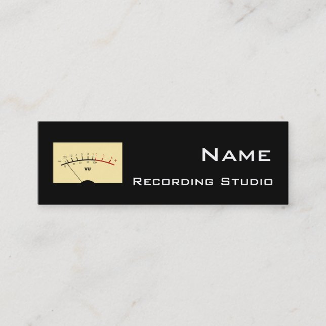 Recording Studio Business Card (Front)