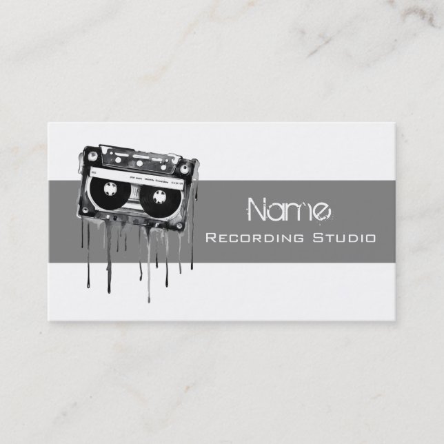 Recording Studio Business Card (Front)