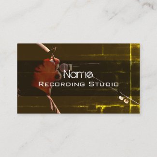 Recording Studio Business Card