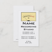 Recording Studio Business Card (Front/Back)