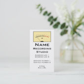 Recording Studio Business Card (Standing Front)