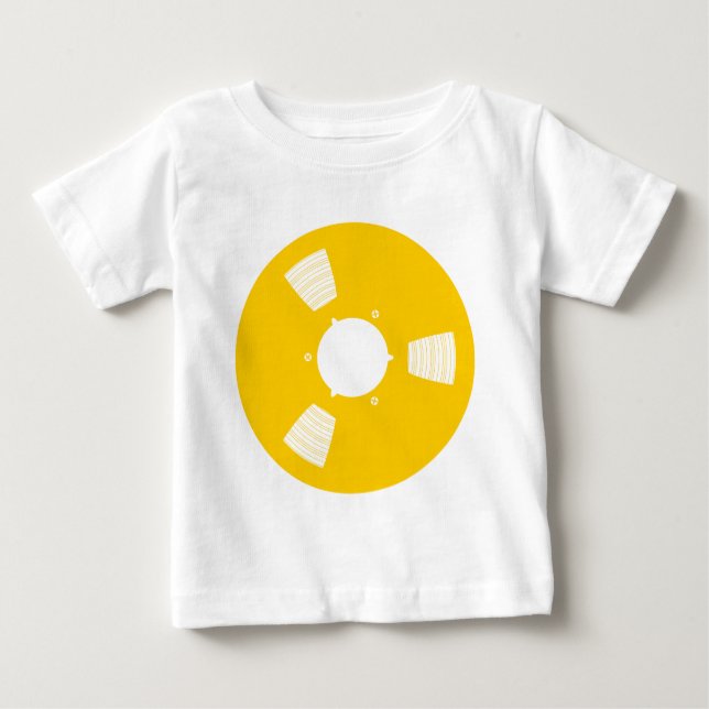 Recording Tape Spool Baby T-Shirt (Front)