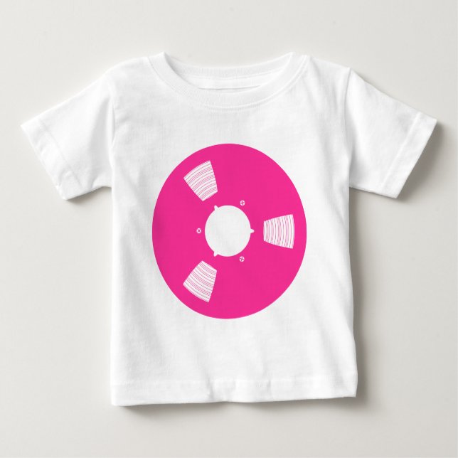 Recording Tape Spool Baby T-Shirt (Front)
