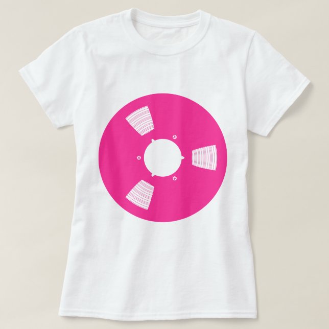 Recording Tape Spool T-Shirt (Design Front)