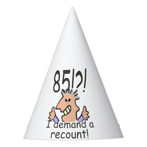 Recount 85th Birthday Party Hat