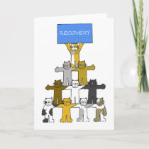 Recovery Cats Celebrating Sobriety etc Card