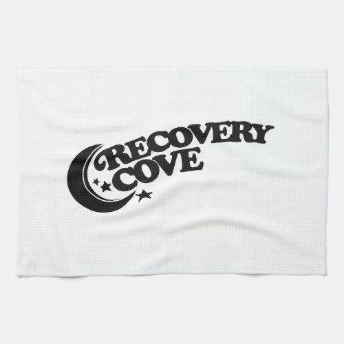 Recovery Cove black moon stars Kitchen Towel
