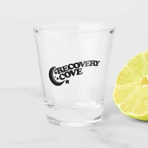 Recovery Cove moon and stars Shot Glass