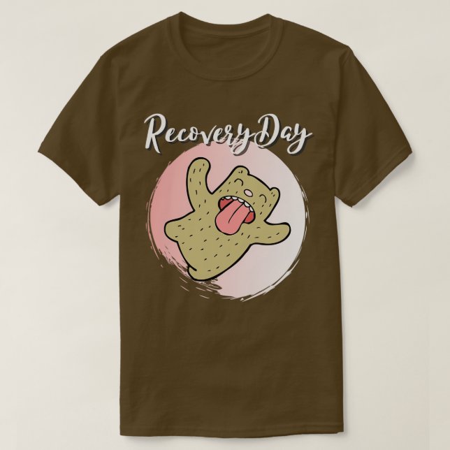 Recovery Day Jogging Running Sport T-Shirt (Design Front)