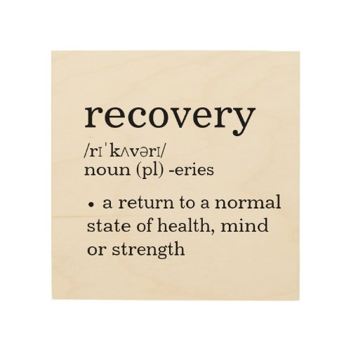 recovery definition clean sober 12 step home decor